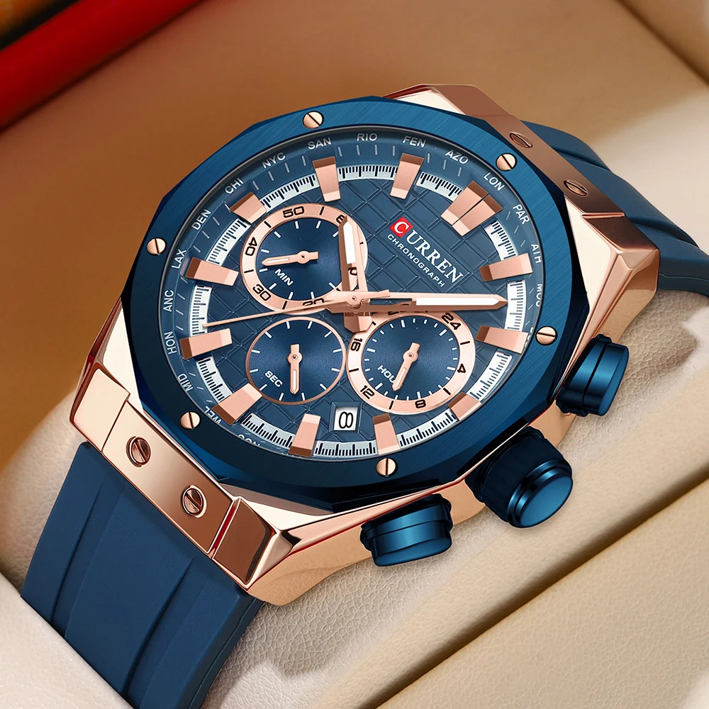 CURREN-Relógio de pulso quartz - Luxury Watch Magazine avaliação e preço