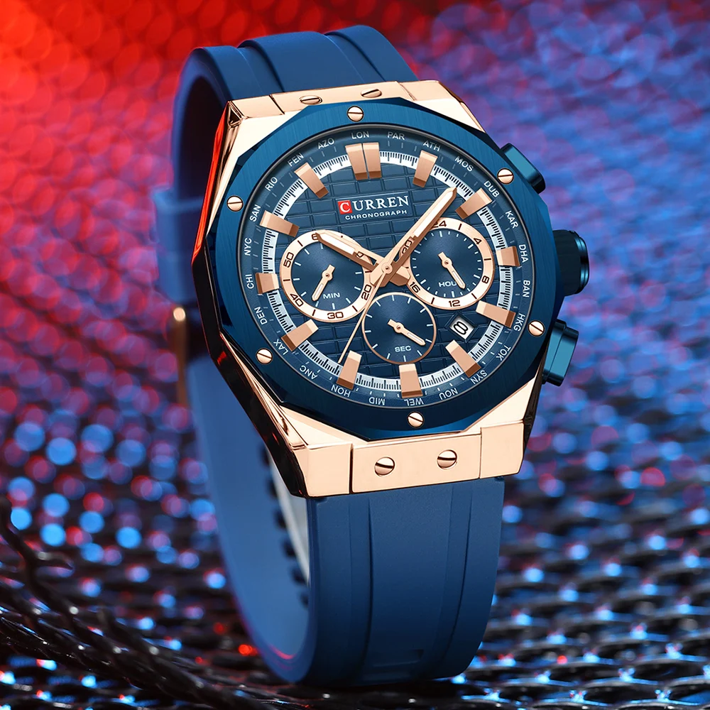 CURREN-Relógio de pulso quartz - Luxury Watch Magazine avaliação e preço