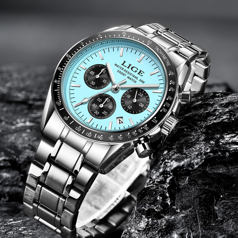 Relógio Masculino de Luxo LIGE - Luxury Watch Magazine avaliação e preço