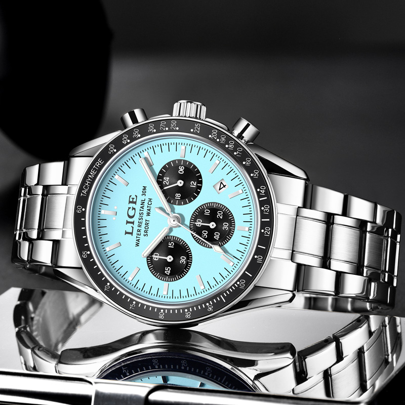 Relógio Masculino de Luxo LIGE - Luxury Watch Magazine avaliação e preço