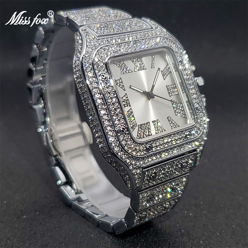 Missfox relógios quadrados par - Luxury Watch Iceberg avaliação e preço